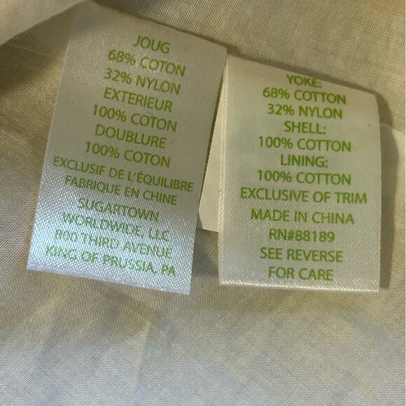 Lilly Pulitzer vintage first impressions floral Lace yellow white mini dress 0 - Picture 8 of 12